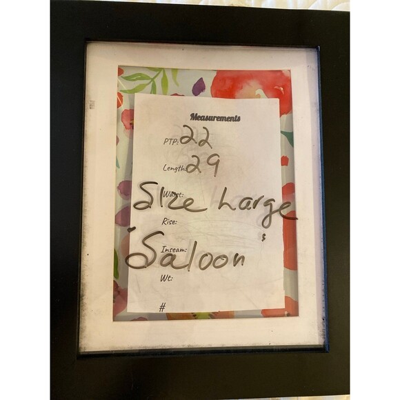 Saloon Button Down Blouse Sz Large Light Denim Cotton Studded Rhinestone Design - Picture 12 of 12